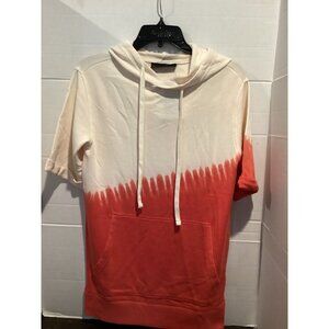 T100-Men’s No Boundaries Tie Dye Short Sleeve Hoodie Shirt X Small (30-32)